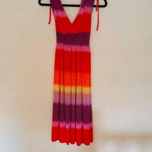 Multicolored summer dress